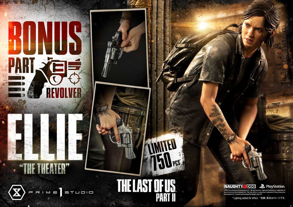 The Last of Us Part II Ultimate Premium Masterline Series Statue 1/4 Ellie "The Theater" Bonus Version 58 cm P054495