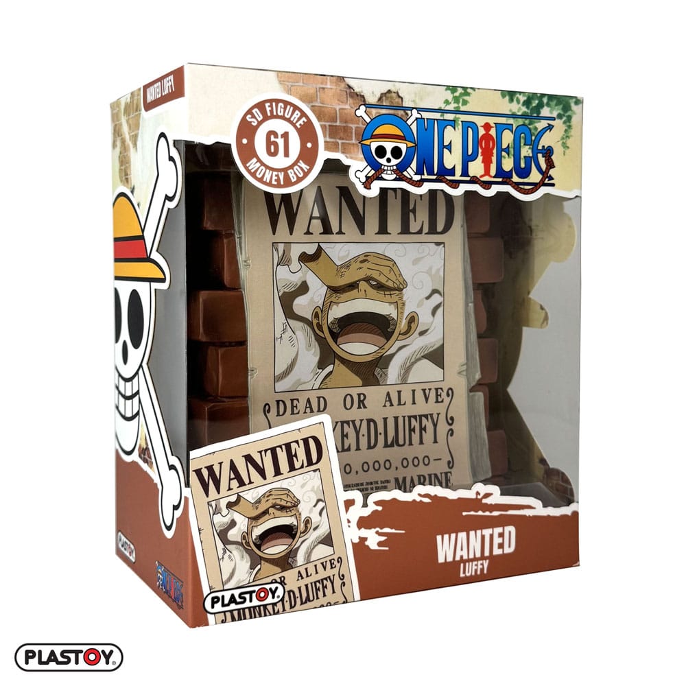 One Piece Coin Bank Luffy Wanted P054552