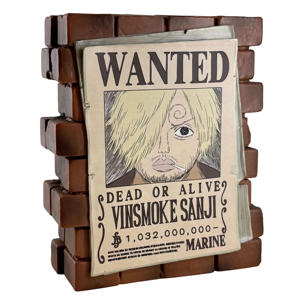 One Piece Coin Bank Sanji Wanted P054556