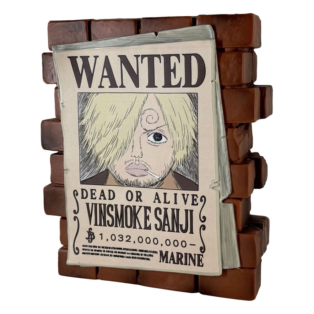 One Piece Coin Bank Sanji Wanted P054556