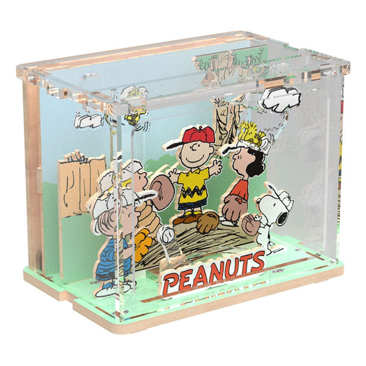 Peanuts Puremind DIY Construction Mini Scene Baseball Time P054591