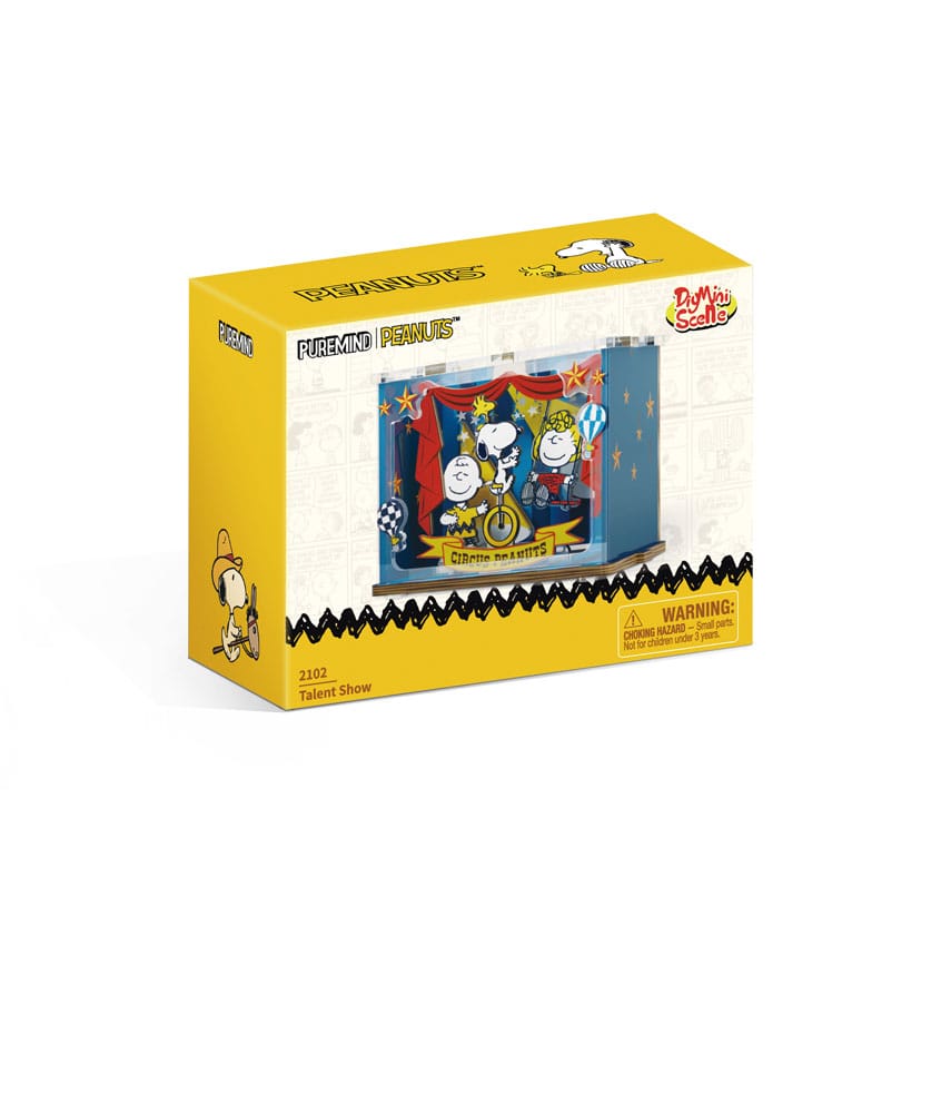 Peanuts Puremind DIY Construction Mini Scene Talent Show P054592