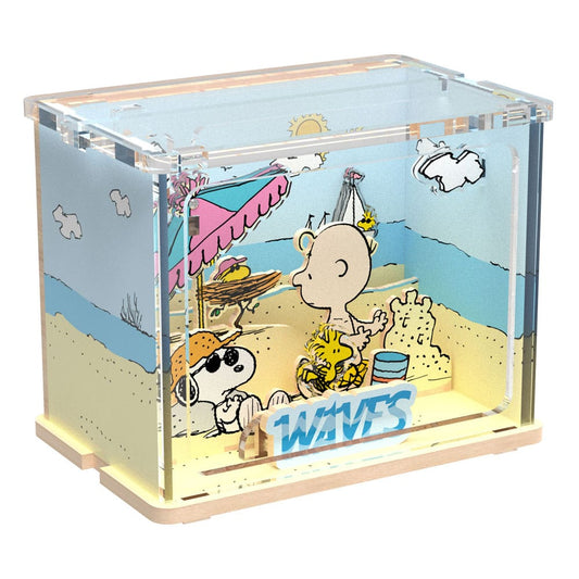 Peanuts Puremind DIY Construction Mini Scene Chilling at the Beach P054593