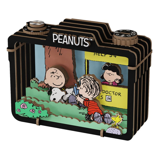 Peanuts Puremind Model Kit Wooden Theater Summer Snapshot P054598