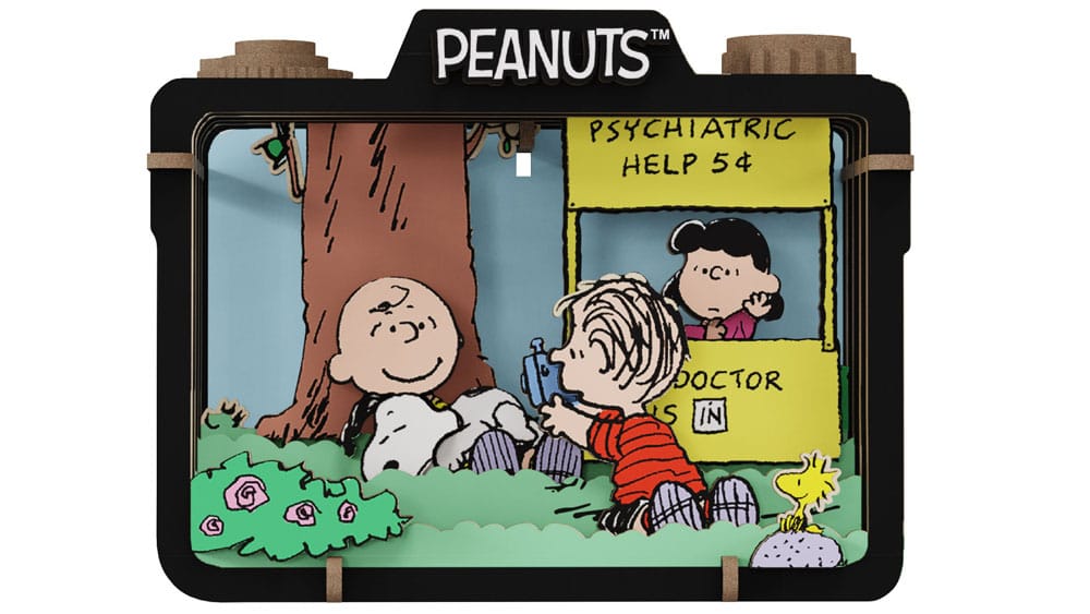 Peanuts Puremind Model Kit Wooden Theater Summer Snapshot P054598