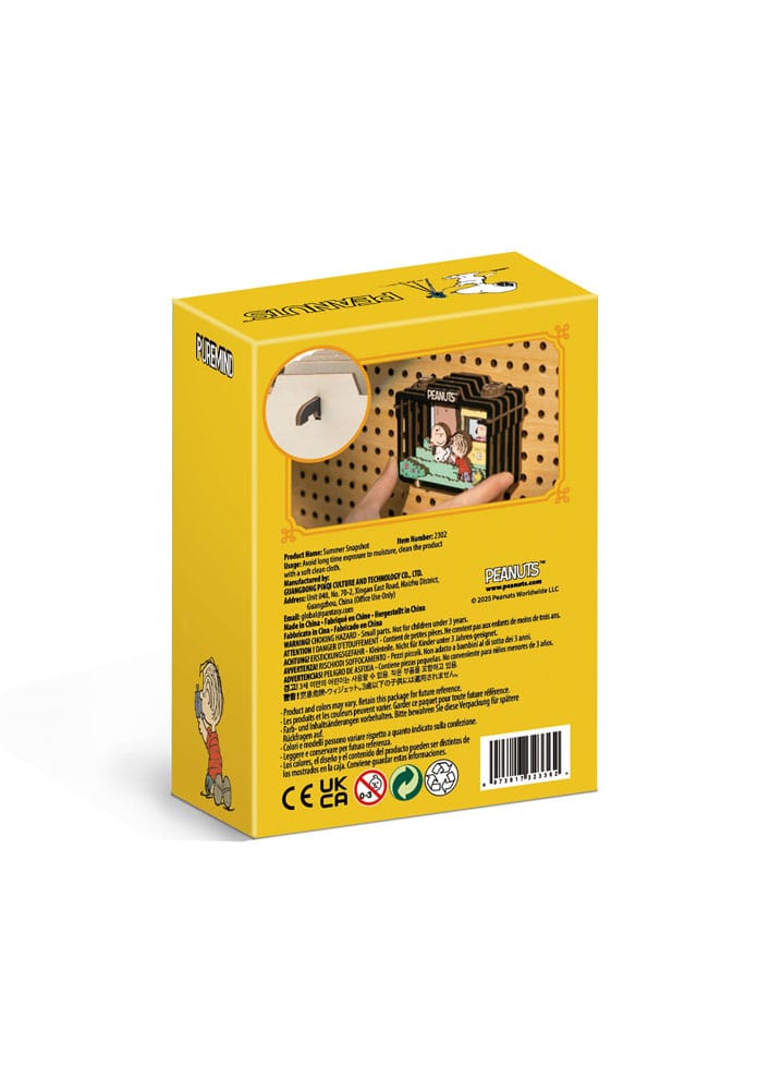 Peanuts Puremind Model Kit Wooden Theater Summer Snapshot P054598