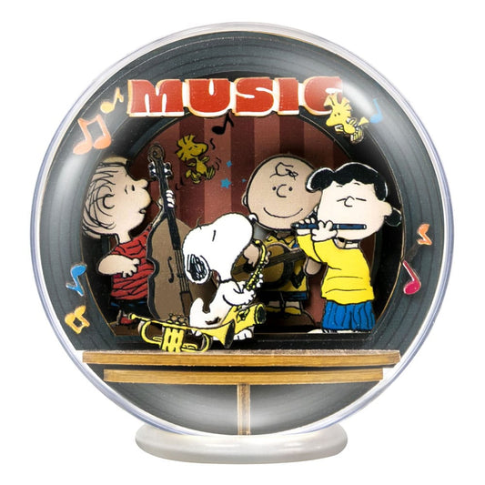 Peanuts Puremind Model Kit Globe Wooden Theater Globe Night of Music P054600