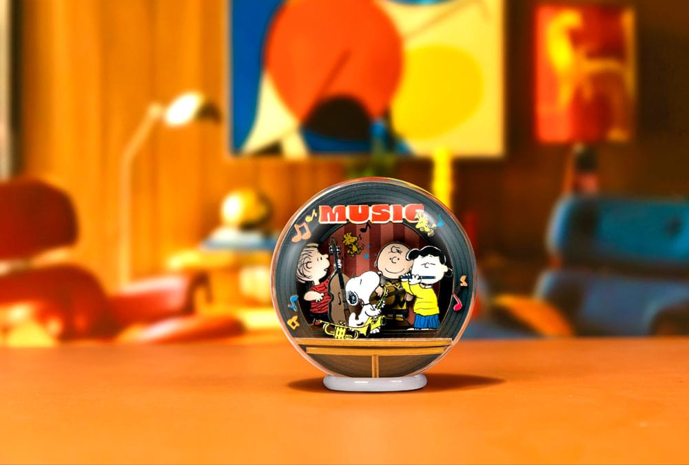Peanuts Puremind Model Kit Globe Wooden Theater Globe Night of Music P054600