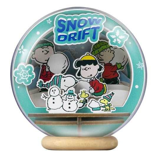 Peanuts Puremind Model Kit Wooden Theater Globe Snow Drift P054601