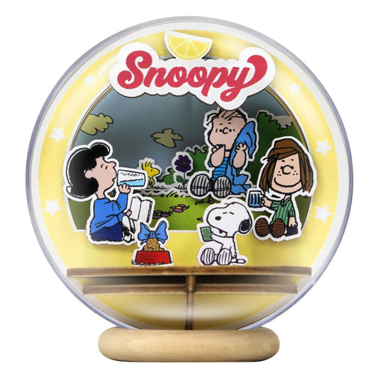 Peanuts Puremind Model Kit Wooden Theater Globe Picnic Party P054602