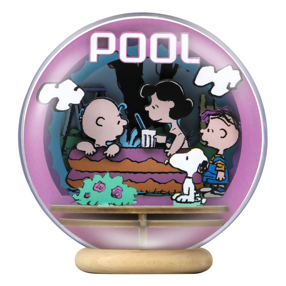 Peanuts Puremind Model Kit Wooden Theater Globe Cool Pool P054603