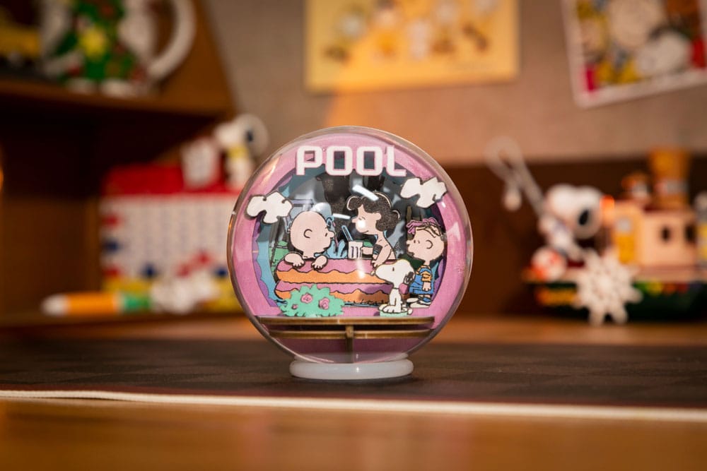 Peanuts Puremind Model Kit Wooden Theater Globe Cool Pool P054603