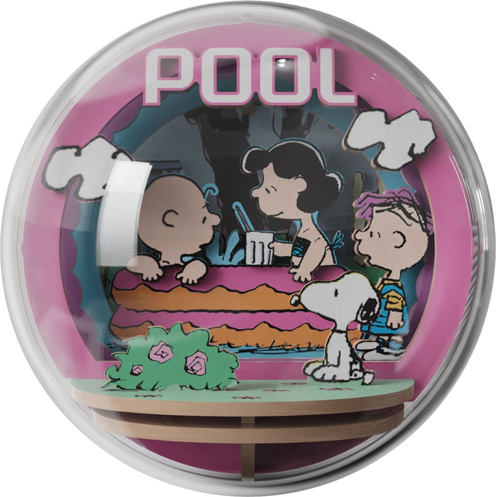 Peanuts Puremind Model Kit Wooden Theater Globe Cool Pool P054603
