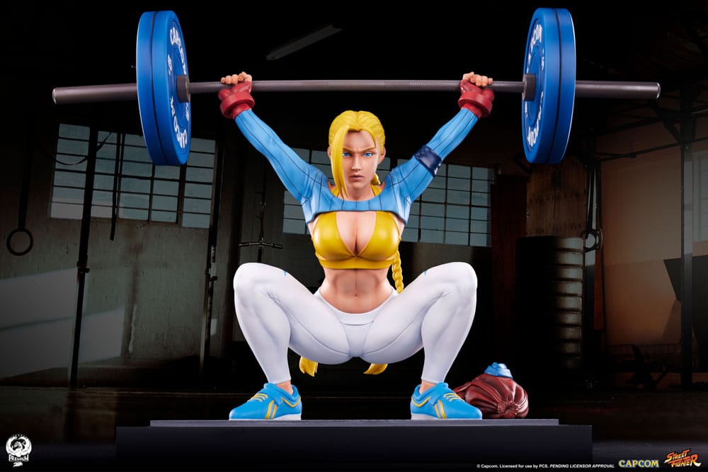 Street Fighter Premier Series Statue 1/4 Cammy: Powerlifting Alpha 41 cm P055268