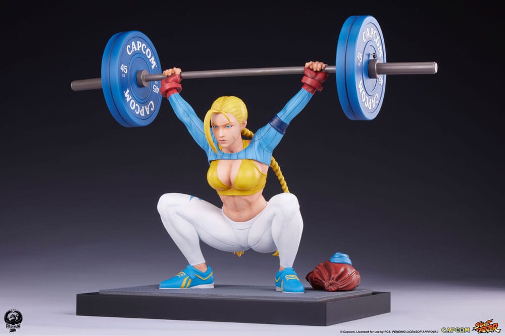 Street Fighter Premier Series Statue 1/4 Cammy: Powerlifting Alpha 41 cm P055268