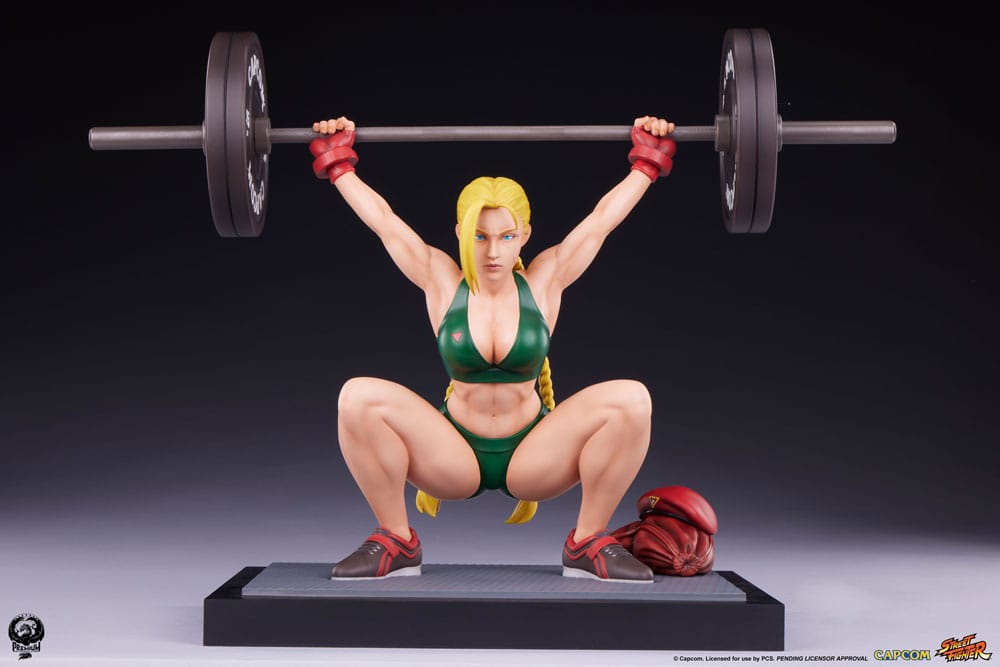 Street Fighter Premier Series Statue 1/4 Cammy: Powerlifting 41 cm P055273