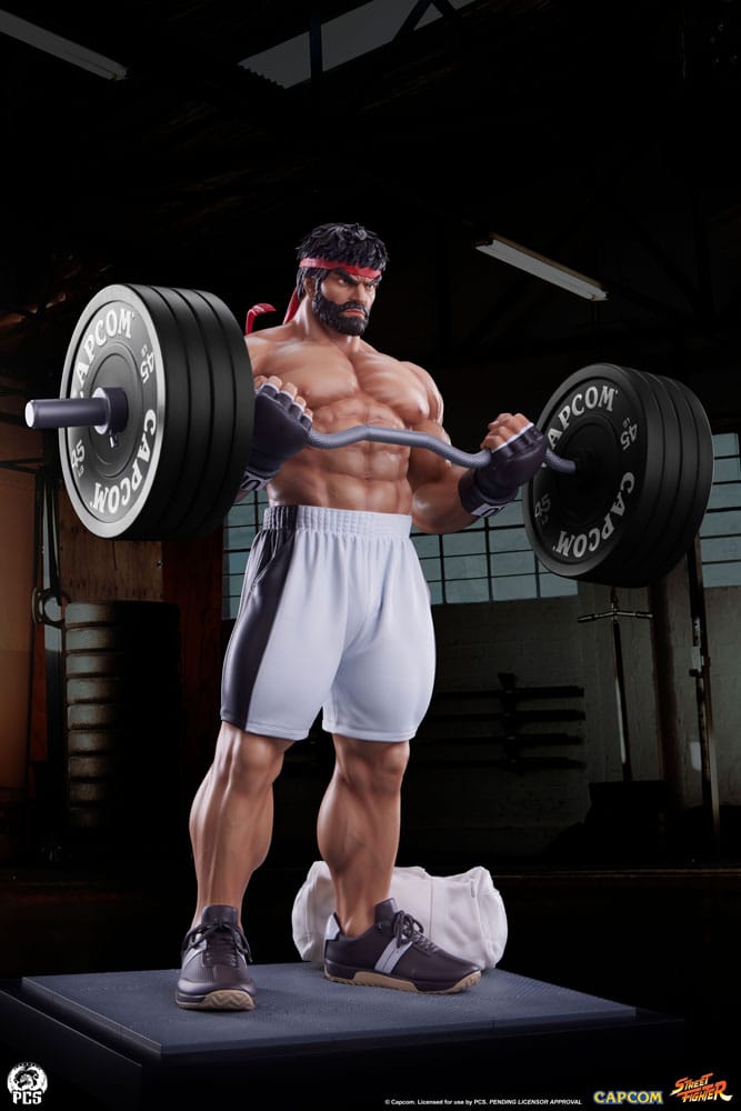 Street Fighter Premier Series Statue 1/4 Ryu Battle Edition: Powerlifting 53 cm P055275