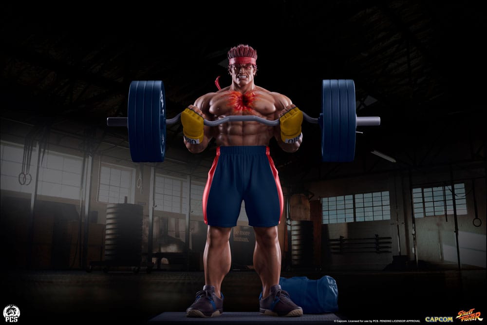 Street Fighter Premier Series Statue 1/4 Evil Ryu: Powerlifting 53 cm P055276