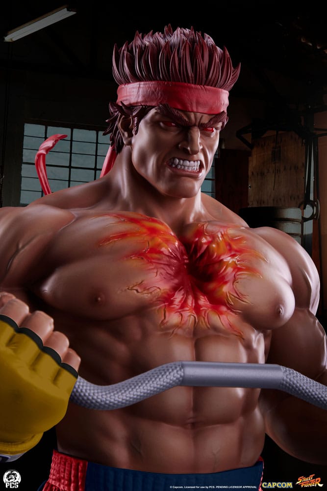 Street Fighter Premier Series Statue 1/4 Evil Ryu: Powerlifting 53 cm P055276