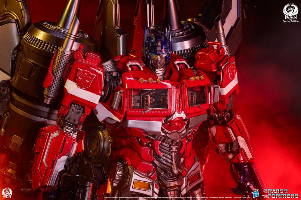 Transformers Museum Scale Statue Optimus Prime Jet Convoy Edition 87 cm P055281