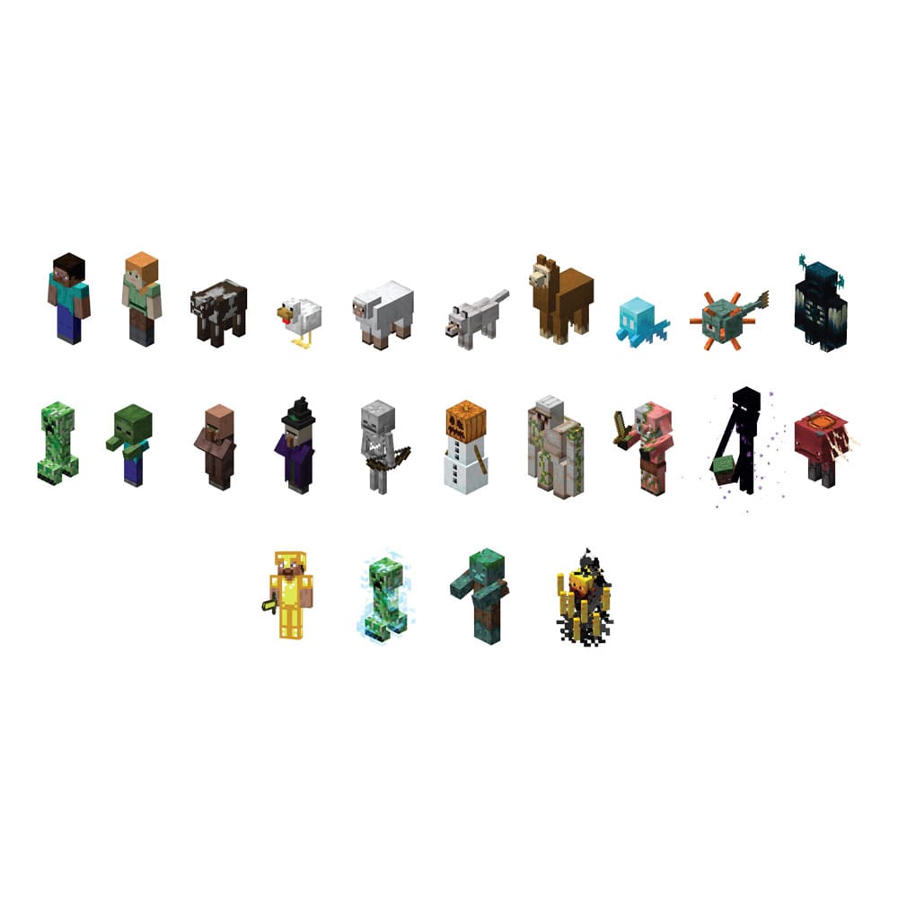Minecraft 3D-Toppeez 6cm Assortment (24) P055692