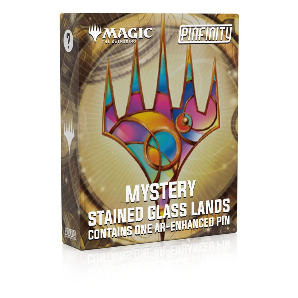 Magic: The Gathering Pins Blind Box Mystery Stained Glass Lands Assortment (10) P065647