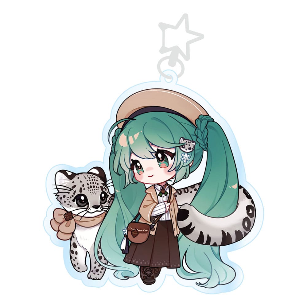 Hatsune Miku Acrylic Keychain Kawaii Winter Time P055881
