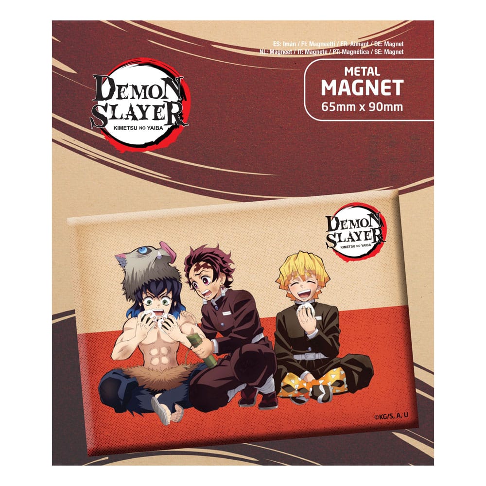Demon Slayer: Kimetsu no Yaiba Fridge Magnet Tanjiro & Zenitsu P055964