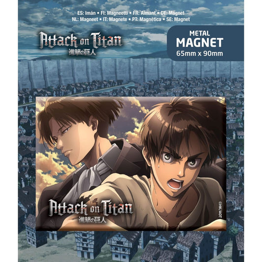 Attack on Titan Fridge Magnet Eren & Levi P055965