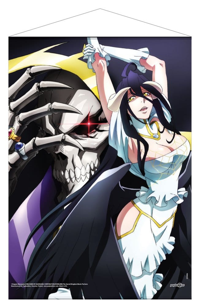 Overlord Wallscroll Ainz Ooal Gown & Albedo 50 x 70 cm P072197