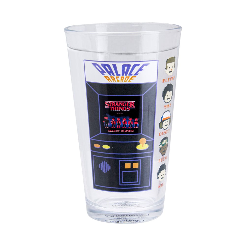 Stranger Things Drinking glass with thermo effect Arcade 400 ml P056066