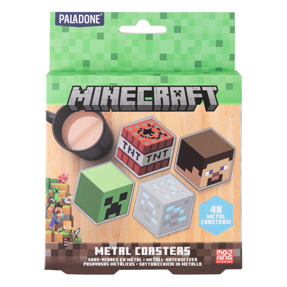 Minecraft Coaster 4-Pack