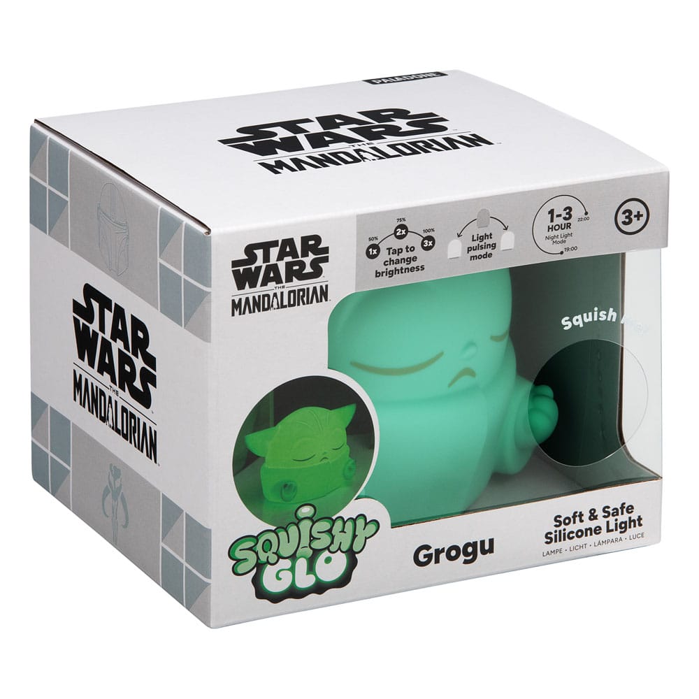 Star Wars The Mandalorian Squishy Glo Silicon Light Grogu 15 cm
