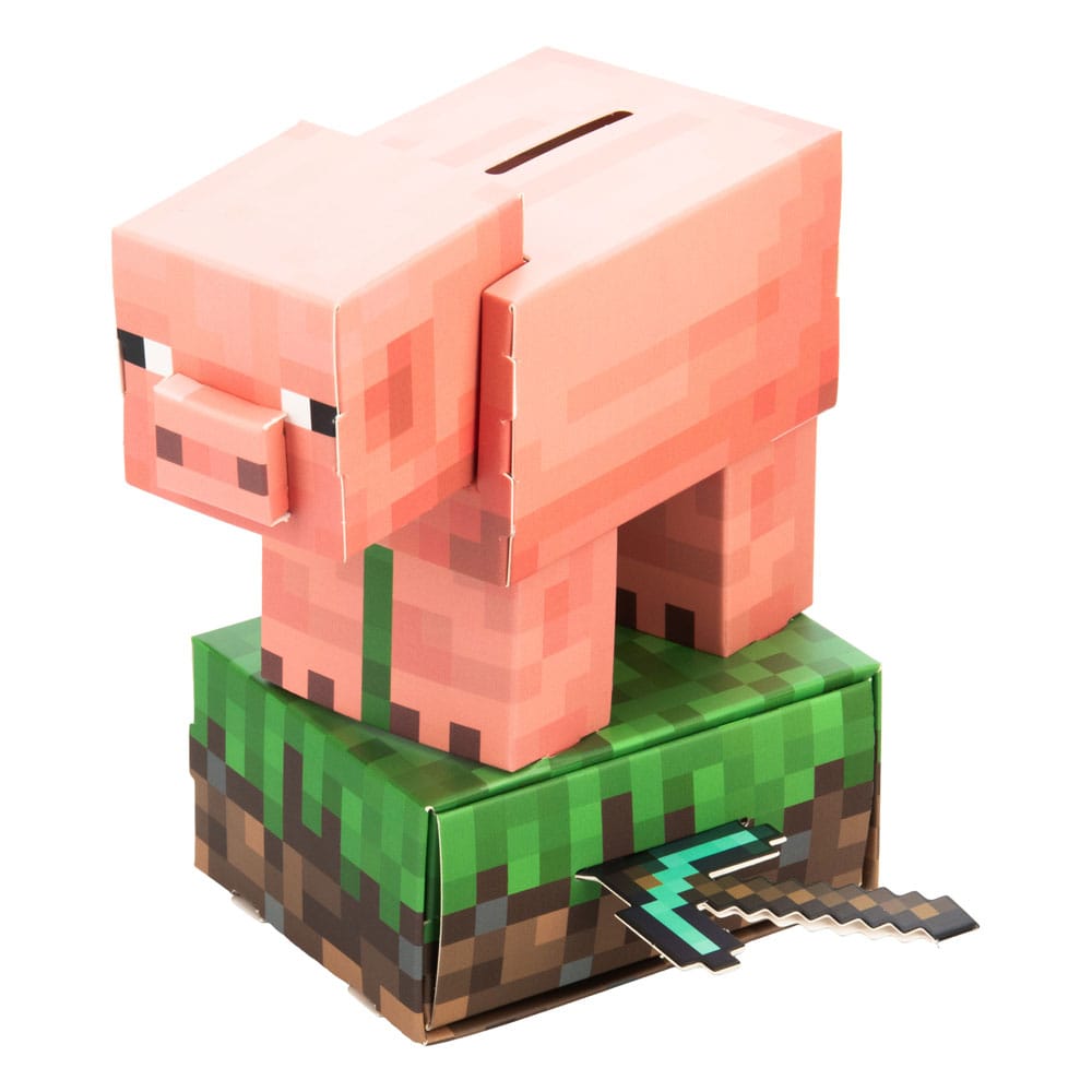 Minecraft Build Your Own Money Bank Treasure Schwein P056217