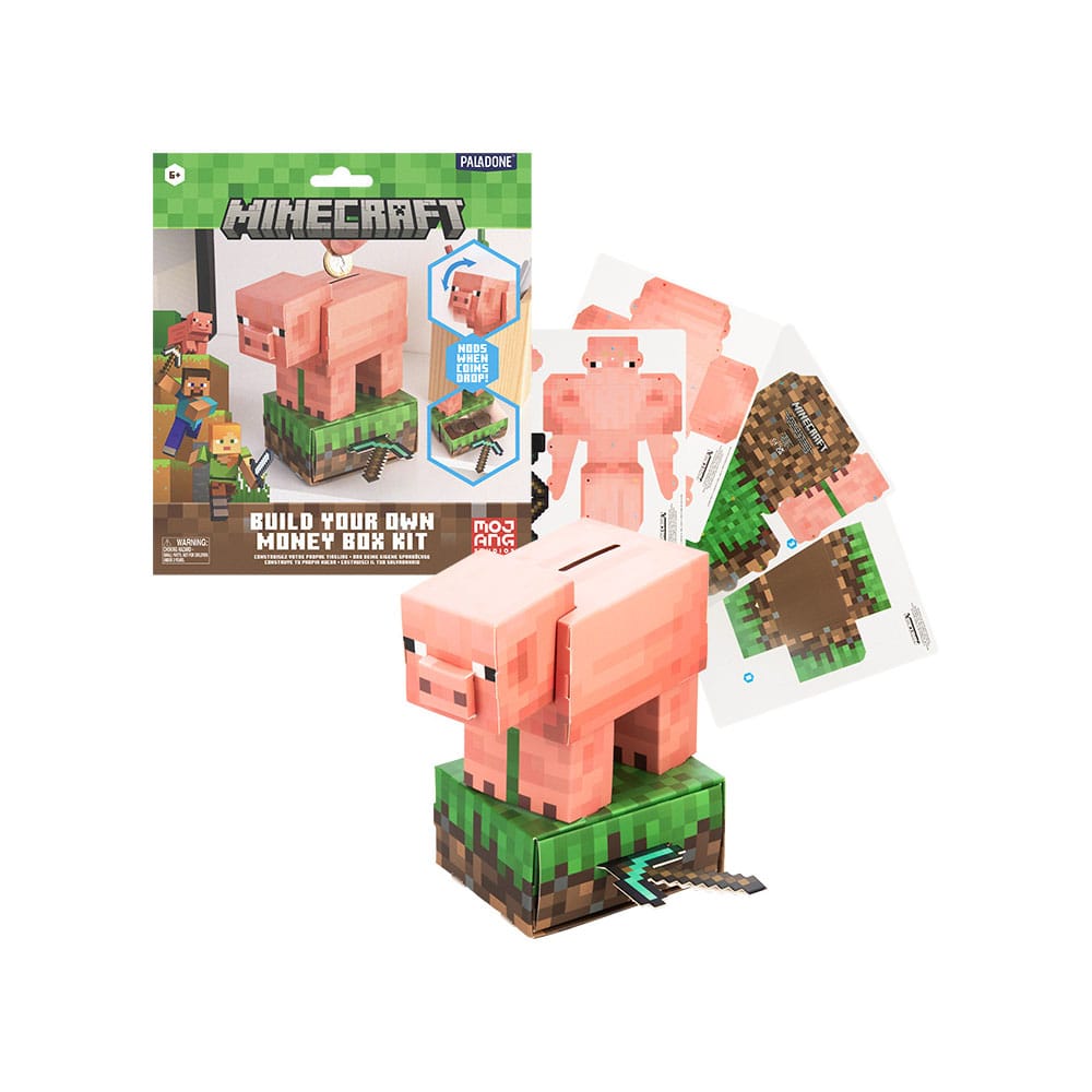 Minecraft Build Your Own Money Bank Treasure Schwein P056217