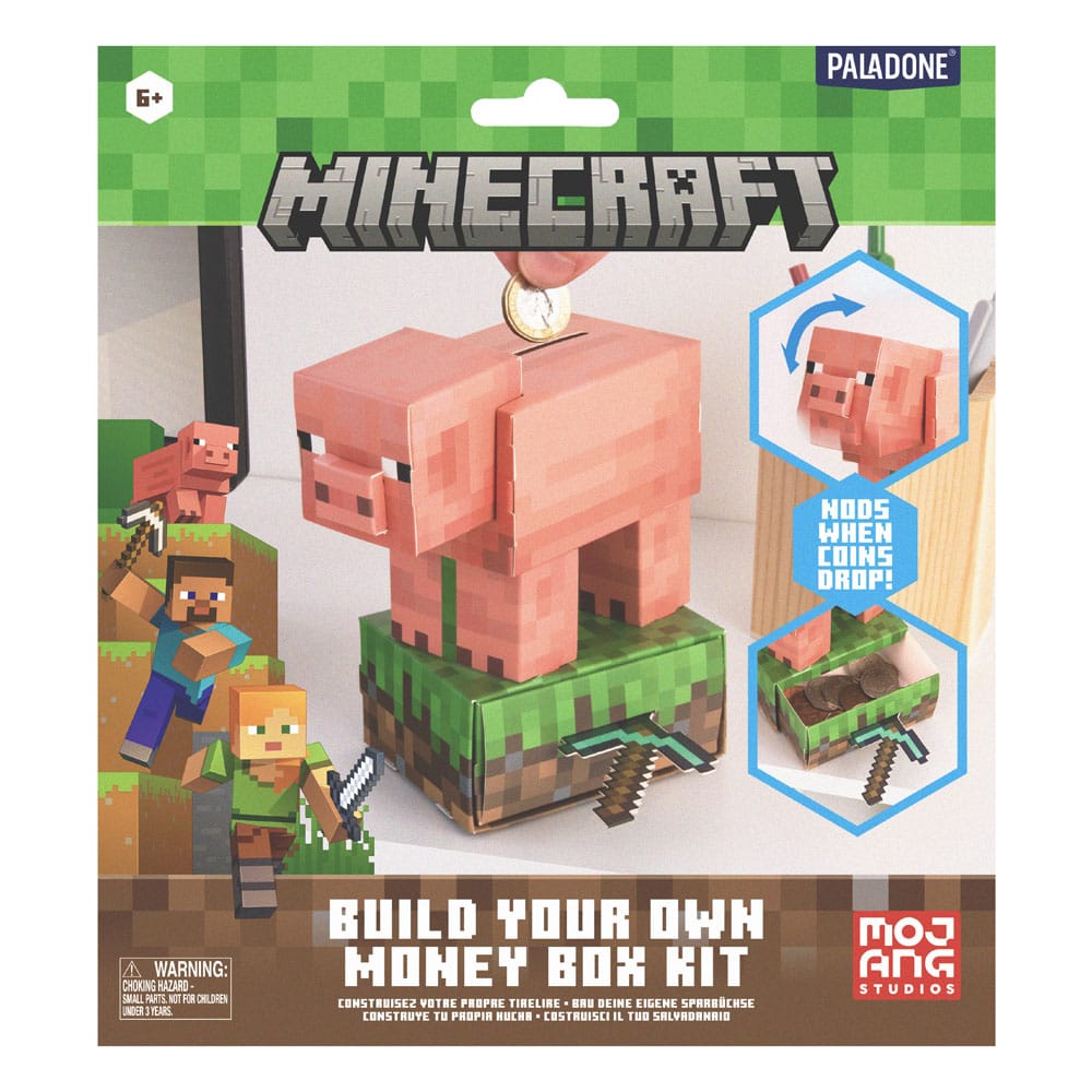 Minecraft Build Your Own Money Bank Treasure Schwein P056217