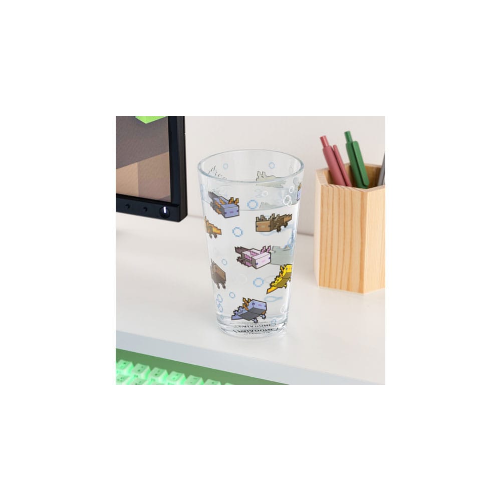 Minecraft Pint Glass Axolotl P056286