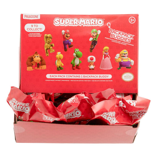 Super Mario Backpack Buddies Mystery Bags Display (24) P056321