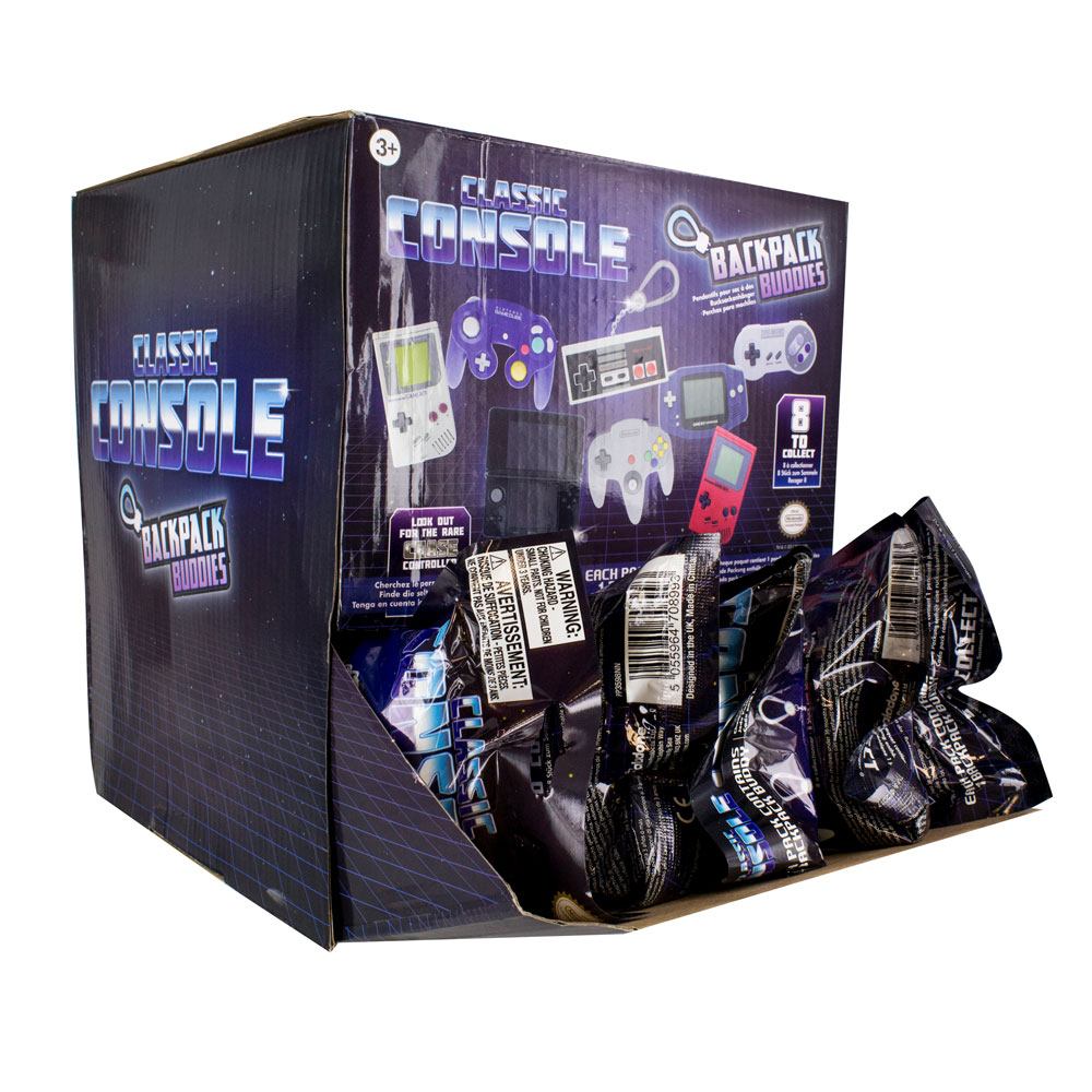 Nintendo Backpack Buddies Mystery Bags Display Classic Console (24) P056341