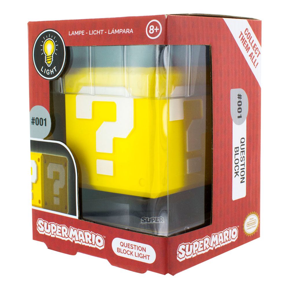 Super Mario 3D Light Question Block 10 cm P056349