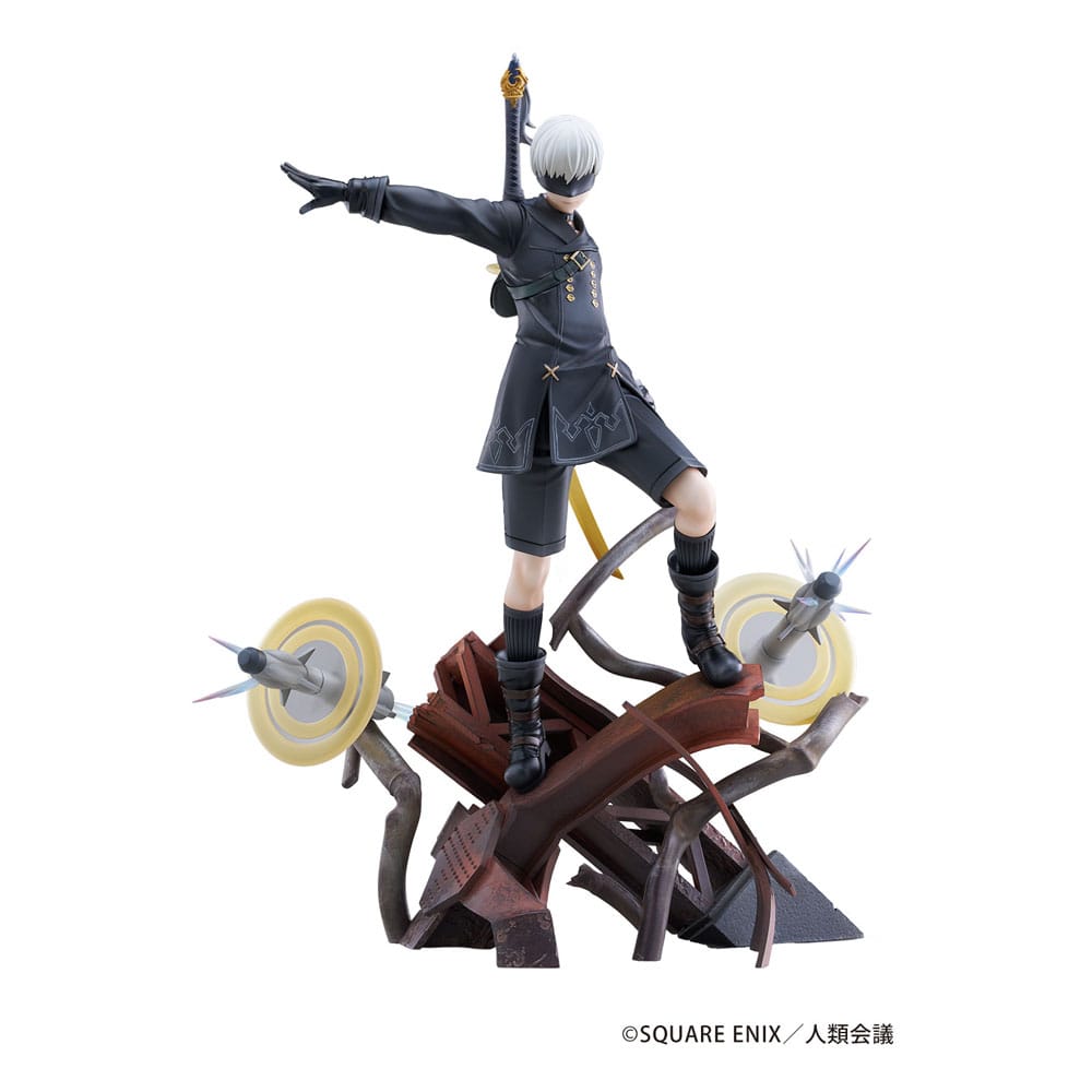 NieR:Automata Ver1.1a PVC Statue 1/7 YoRHa No. 9 Type S Covering Fire 31 cm P056441