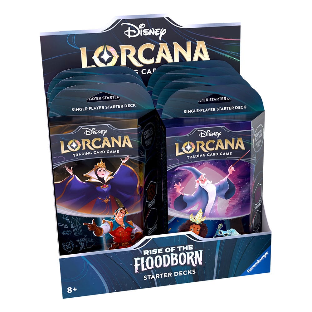 Disney Lorcana TCG Rise of the Floodborn Starter Decks Display (8) *English Edition* P056708