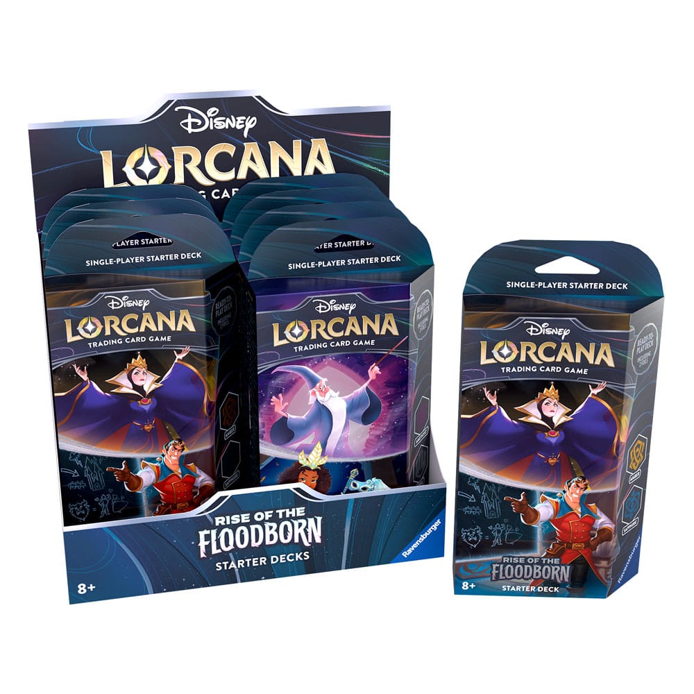 Disney Lorcana TCG Rise of the Floodborn Starter Decks Display (8) *English Edition* P056708