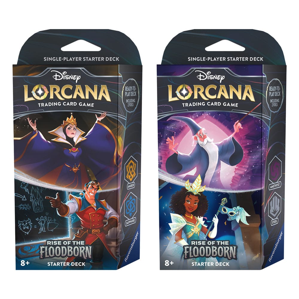 Disney Lorcana TCG Rise of the Floodborn Starter Decks Display (8) *English Edition* P056708