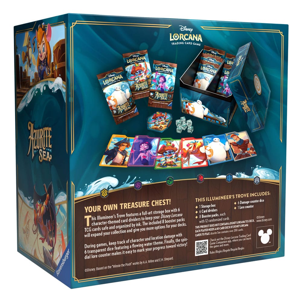 Disney Lorcana TCG Azurite Sea llumineer's Trove *English Edition* P056710