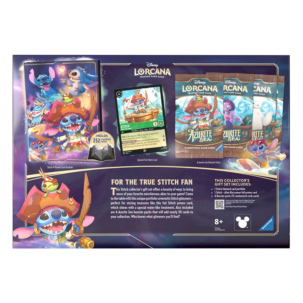 Disney Lorcana TCG Azurite Sea Gift Set Stitch  *English Edition* P056712