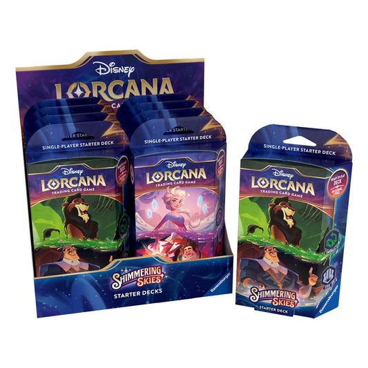 Disney Lorcana TCG Shimmering Skies Starter Decks Display (8) *English Edition* P056713