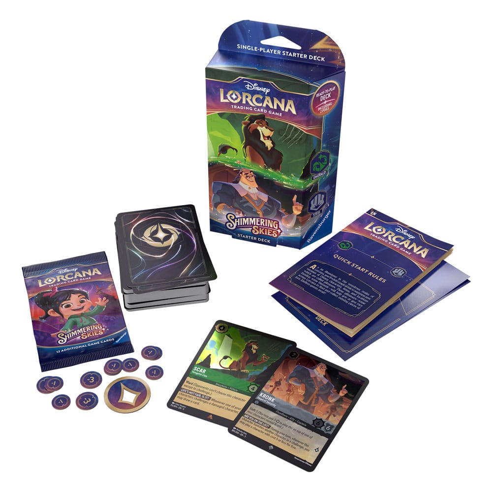 Disney Lorcana TCG Shimmering Skies Starter Decks Display (8) *English Edition* P056713