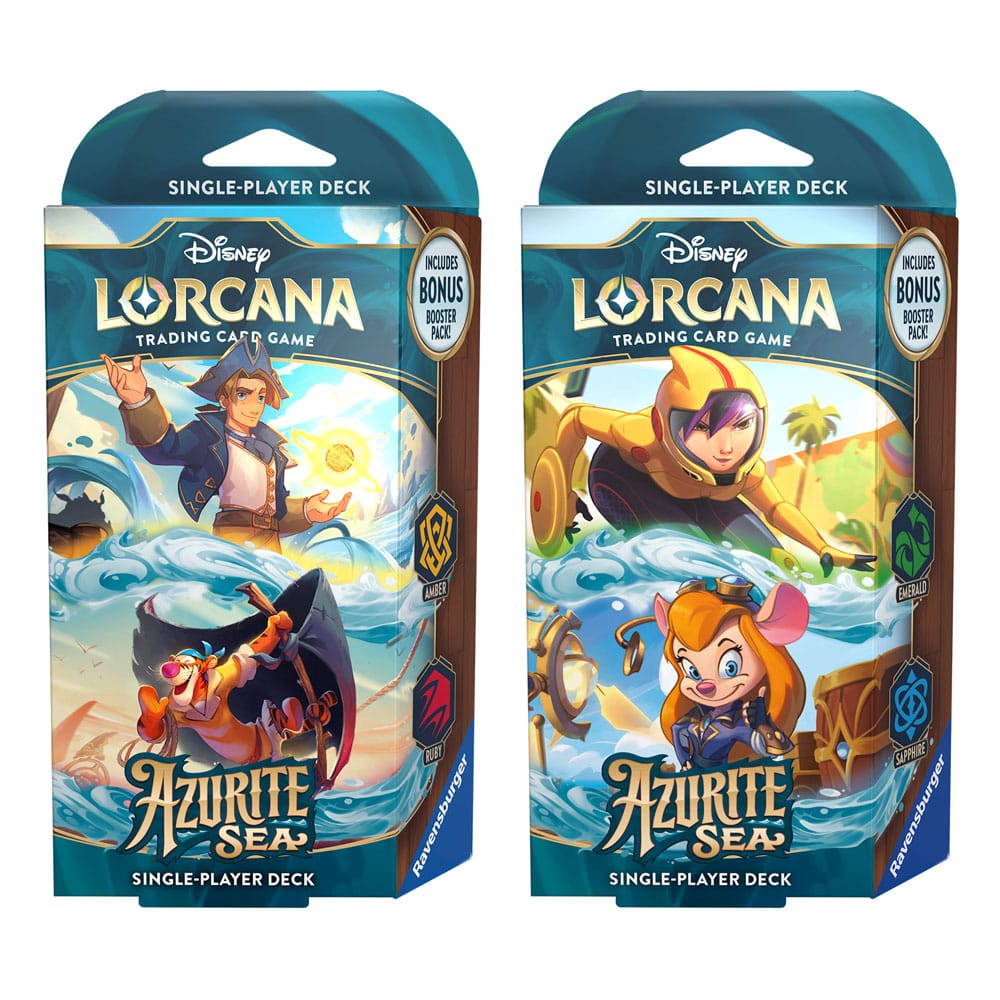 Disney Lorcana TCG Azurite Sea Starter Decks Display (8) *English Edition* P056714