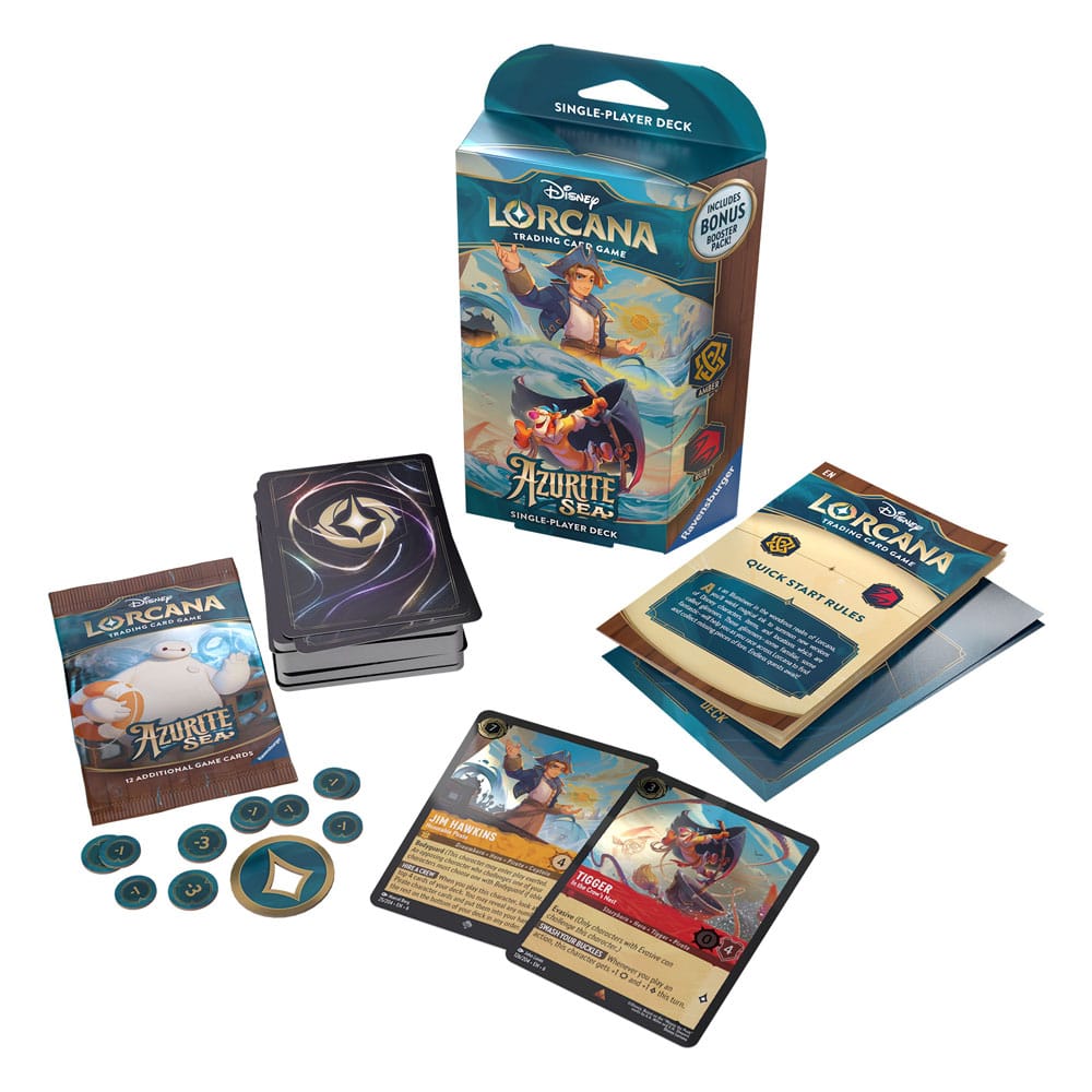 Disney Lorcana TCG Azurite Sea Starter Decks Display (8) *English Edition* P056714
